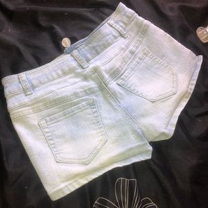 Blue Spice Jean Shorts